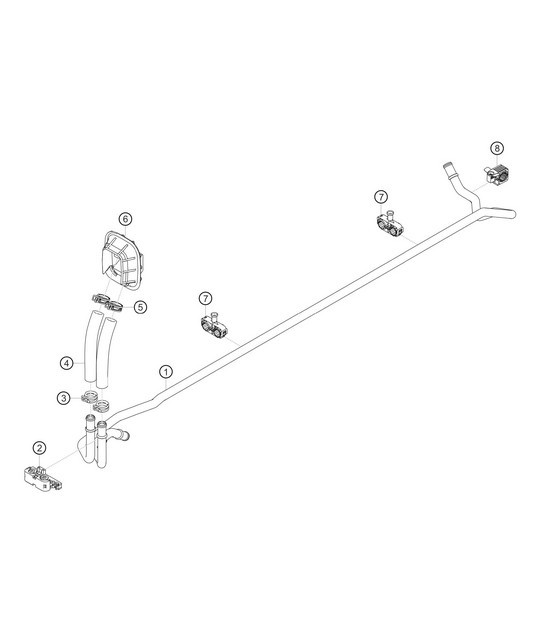 Diagram 8.8-28 Porsche Cayenne 9PA (955) 2003-2006 Body