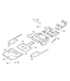 Revestimiento de bajos 982 Cayman GT4 Clubsport 2019-2020 Revestimiento de bajos 982 Cayman GT4 Clubsport 2019-2020