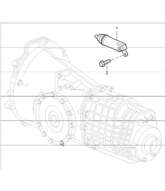 Diagram 301-05 Porsche Cayenne Turbo / Turbo S 4.8L 2007>> Transmission