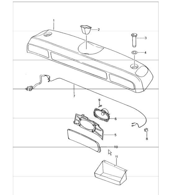 Diagram 807-07 Porsche Boxster 718 (982) 2017>> Carrosserie