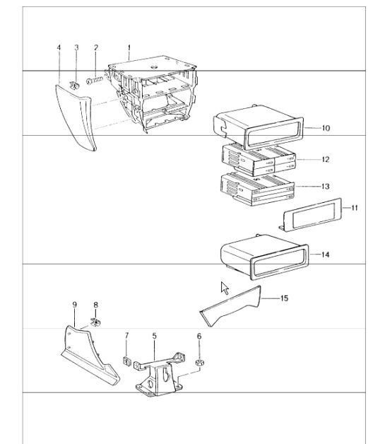 Diagram 809-15 Porsche Berline sportive Taycan Turbo GT 