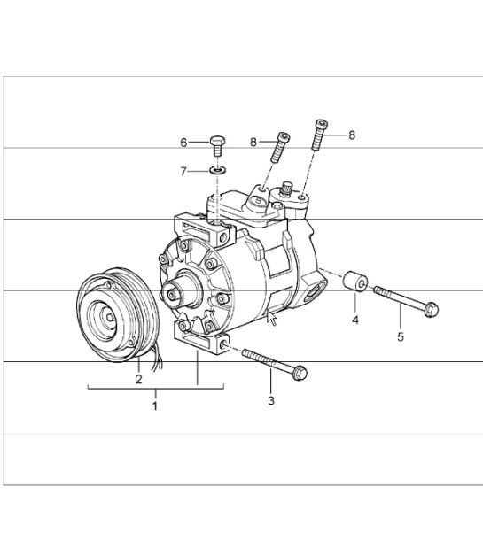 Diagram 813-15 Porsche Boxster 986/987/981 (1997-2016) Body