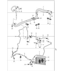 refrigerant circuit 986 Boxster 1997-04 refrigerant circuit 986 Boxster 1997-04