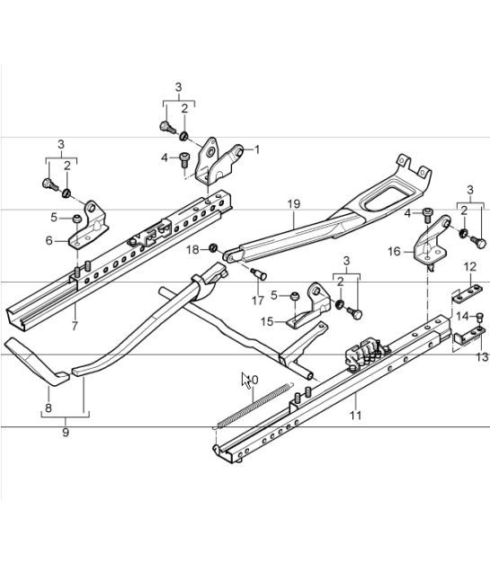 Diagram 817-17 Porsche Boxster 986/987/981 (1997-2016) Body