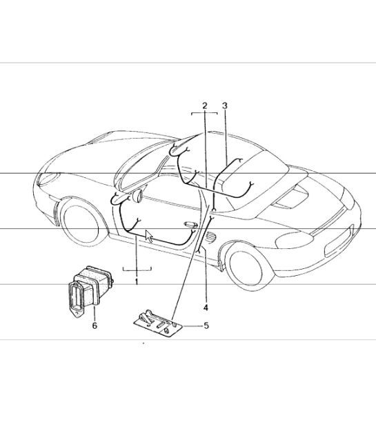 Diagram 902-15 Porsche Cayenne Turbo / Turbo S 4.8L 2007>> Electrical equipment