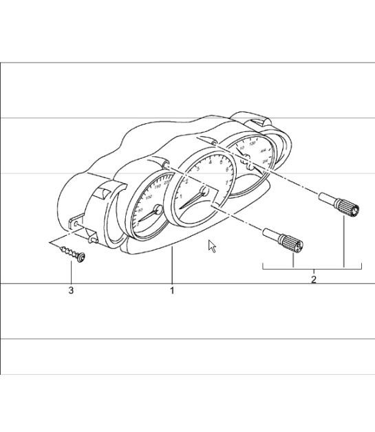 Diagram 906-02 Porsche Cayman 987C/981C (2005-2016) Electrical equipment