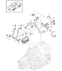 - PDK - Cambio / Scambiatore di calore / Tubo olio / Tubo acqua 987.2 Boxster / Boxster S 2009-12