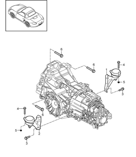Diagram 370-000 Porsche Panamera 2.9L V6 