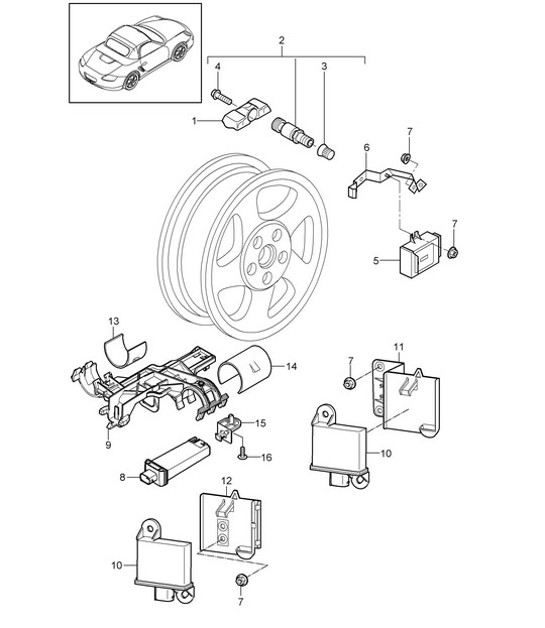 Diagram 601-005 Porsche Panamera 971 MK2 (2021>>) 