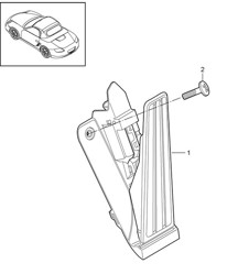 Pedales control acelerador 987.2 Boxster / Boxster S 2009-12