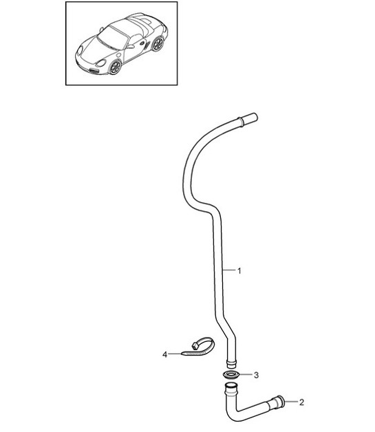Diagram 813-010 Porsche Boxster 986/987/981 (1997-2016) Body