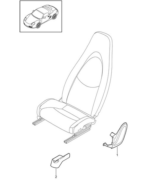 Diagram 817-000 Porsche Panamera Turbo S V8 4.8L Carrosserie