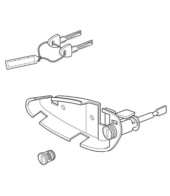 Diagram 898-000 Porsche 964 (911) RS 3.8L 1991-93 Carrosserie