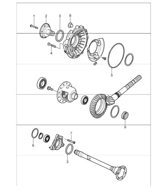 Diagram 320-03 Porsche Cayenne GTS V8 4.8L Petrol 400HP Transmission