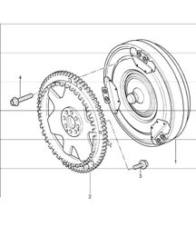 tiptronic (I249) torque converter 987 Boxster / Boxster S 2005-08