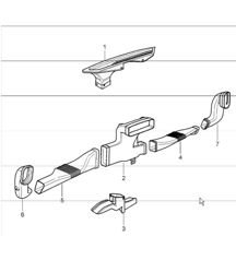 heating air distributor 987 Boxster / Boxster S 2005-08