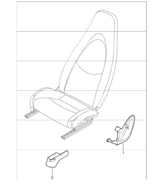 Diagram 817-00 Porsche Boxster 986/987/981 (1997-2016) Body