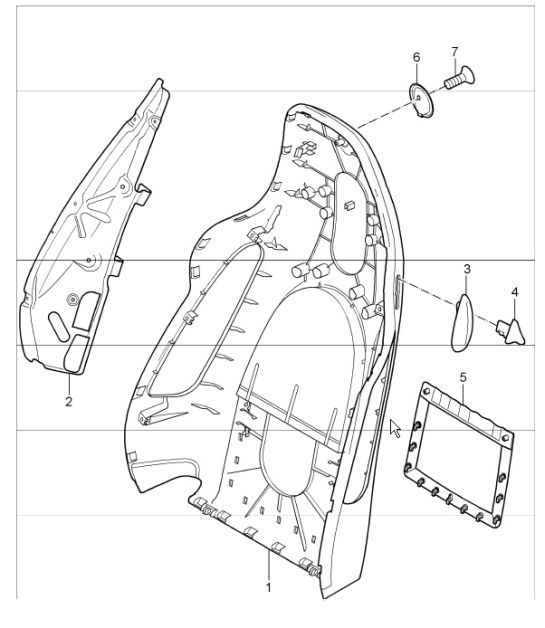 Diagram 817-19 Porsche Taycan (9J1) MK1 2020-2024 
