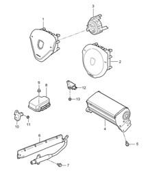 Airbag 987C.1 Cayman 2006-08