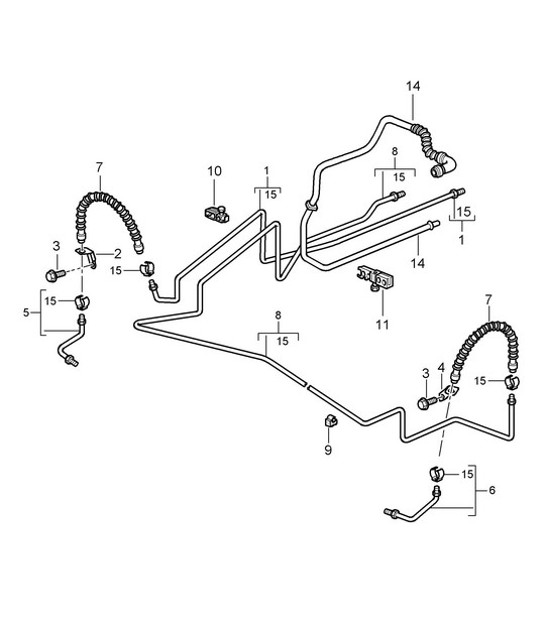 Diagram 604-015 Porsche Panamera 4 2.9L V6 