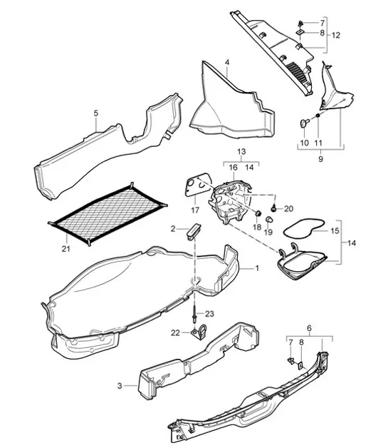 Diagram 807-001 Porsche Taycan 2020>> 