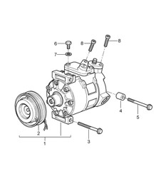 Compressor 987C.1 Cayman 2006-09 Compressor 987C.1 Cayman 2006-09