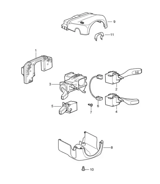 Diagram 903-010 Porsche Cayman 987C/981C (2005-2016) Elektrische Ausrüstung