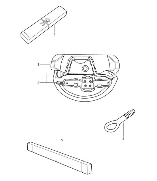 Diagram 001-000 Porsche Cayenne 3.0L Diesel 2007>> Accessori e altri 