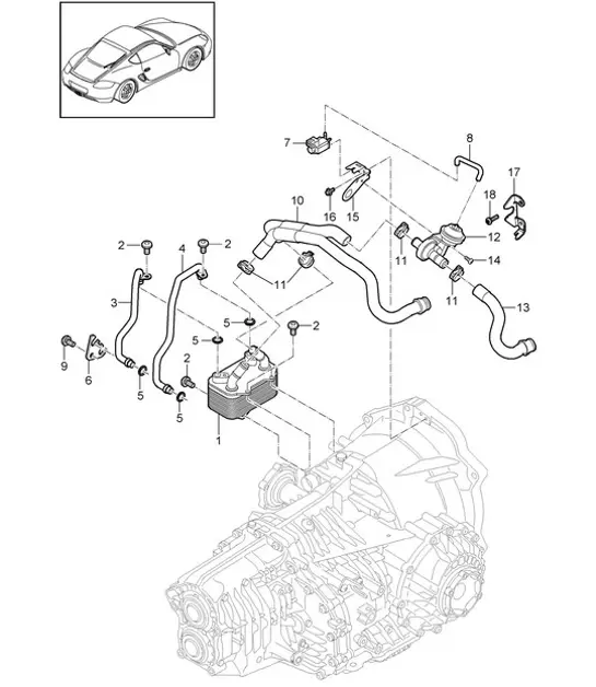 Diagram 360-000 Porsche Taycan Turbo S 