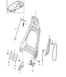 Rugleuningframe / standaardstoel / comfortstoel (PR:369.370.437.438) 987C.2 Cayman 2009-12