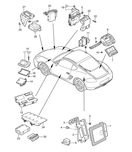 Diagram 901-003 Porsche Macan-e (95C) Électrique 2024>> 