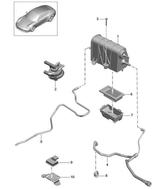 Diagram 201-020 Porsche Taycan Turbo 
