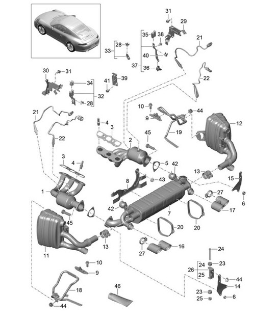 Diagram 202-000 Porsche Taycan 4S Cross Turismo 