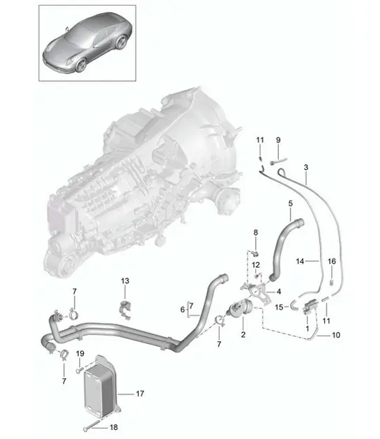 Diagram 302-015 Porsche Cayenne 3.2L V6 2003>> Overdragen