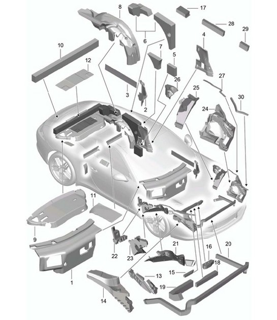 Diagram 807-080 Porsche Macan Turbo 2.9L V6 440Bhp 