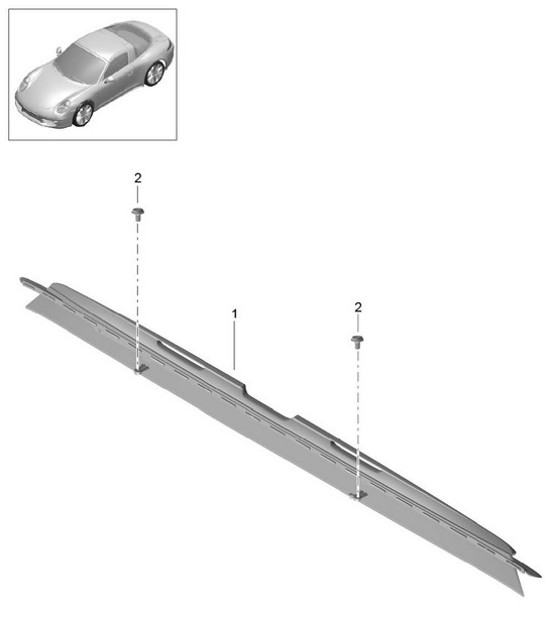 Diagram 811-010 Porsche 991 (911) MK1 2012-2016 Body