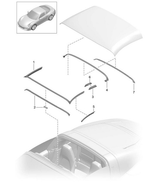 Diagram 811-032 Porsche Macan Turbo 2.9L V6 440Bhp 