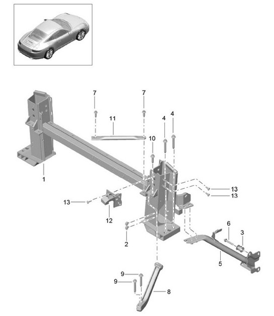 Diagram 811-072 Porsche Macan Turbo 2.9L V6 440Bhp 