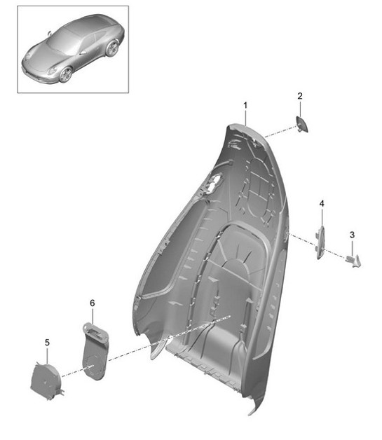 Diagram 817-004 Porsche Cayenne S V8 4.2L Diesel 382HP Body