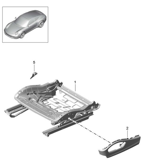 Diagram 817-008 Porsche Panamera S V8 4.8L Body