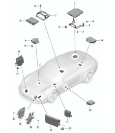 Unités de contrôle 991.1 2012-16
