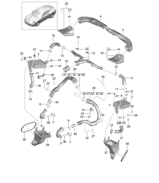 Diagram 107-020 Porsche Cayenne 3.2L V6 2003>> Engine