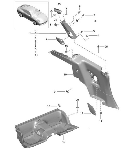 Diagram 807-020 Porsche Cayenne 9YB 2023>> 