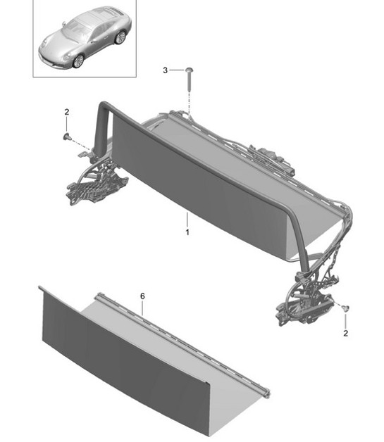 Diagram 811-065 Porsche Cayenne Turbo 4.5L 2003>> Body