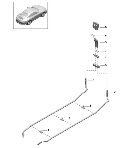 Diagram 813-050 Porsche 991 Cabriolet 2S 3.0L (420 Bhp) Body