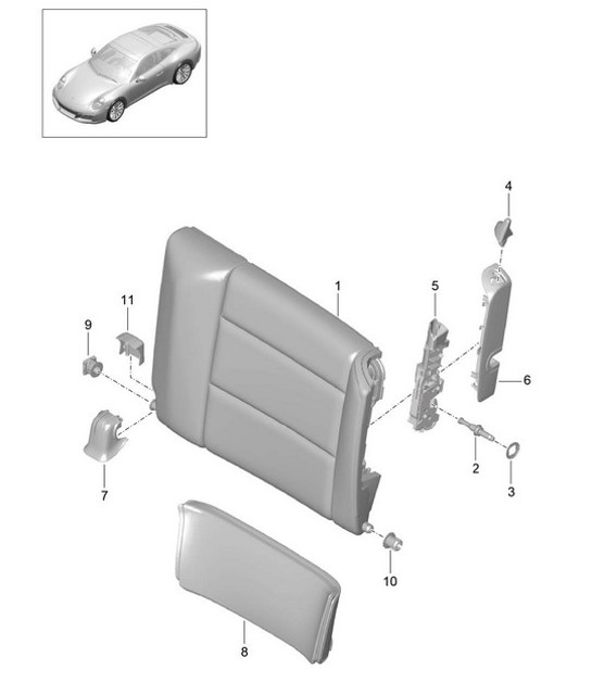 Diagram 817-044 Porsche Cayenne Turbo / Turbo S 4.8L 2007>> Body