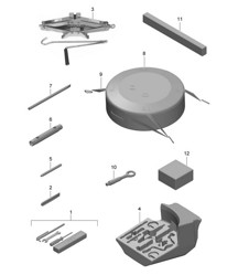 Gato de herramientas 991 R/GT3/RS 2014-21