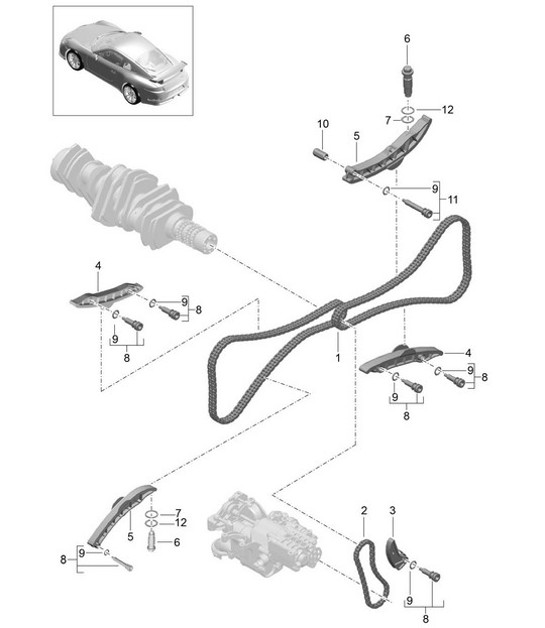Diagram 103-015 Porsche Taycan Turbo 