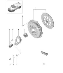 Coupling - G9190+, PR:486 - 991 R/GT3/RS 2014-21 Coupling - G9190+, PR:486 - 991 R/GT3/RS 2014-21