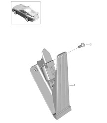 Pedales control acelerador 991 R/GT3/RS 2014-17